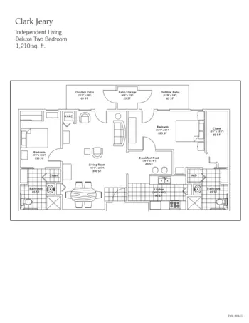 Floorplan of Yankee Hill Village, Assisted Living, Memory Care, Lincoln, NE 3