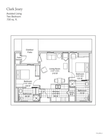 Floorplan of Yankee Hill Village, Assisted Living, Memory Care, Lincoln, NE 6