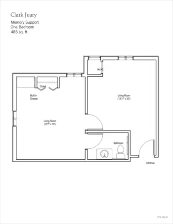 Floorplan of Yankee Hill Village, Assisted Living, Memory Care, Lincoln, NE 7