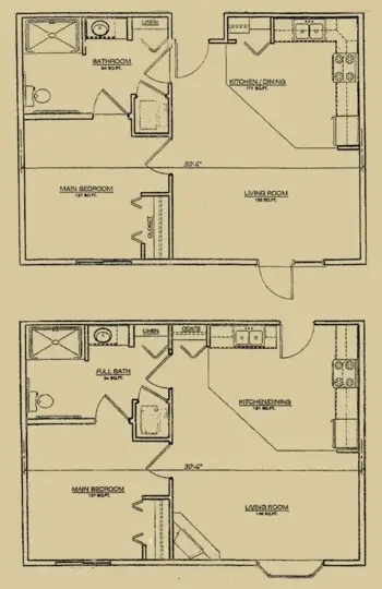 Floorplan of Acorn Hill, Assisted Living, Mosinee, WI 1