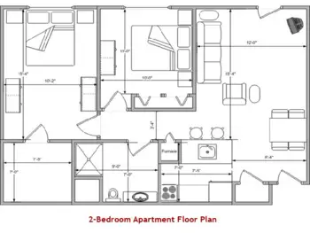 Floorplan of Autumn Ridge Supportive Living Facility, Assisted Living, Vienna, IL 2