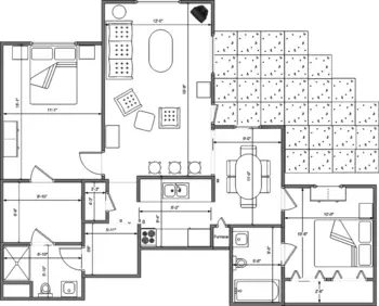 Floorplan of Autumn Ridge Supportive Living Facility, Assisted Living, Vienna, IL 7