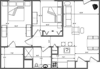 Floorplan of Autumn Ridge Supportive Living Facility, Assisted Living, Vienna, IL 8