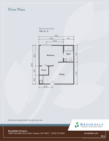 Floorplan of Brookdale Owasso, Assisted Living, Owasso, OK 2