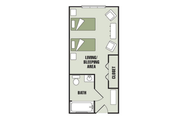 Floorplan of Morningview at Irving Park, Assisted Living, Greensboro, NC 2