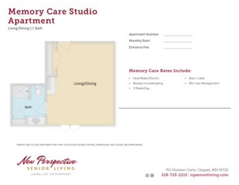 Floorplan of New Perspective Cloquet, Assisted Living, Memory Care, Cloquet, MN 2