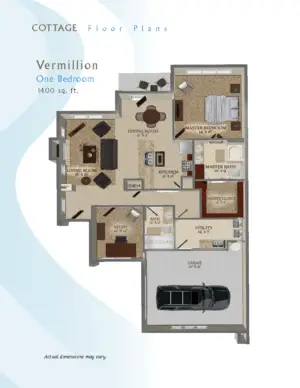 Floorplan of Rio Terra Senior Living, Assisted Living, New Braunfels, TX 7