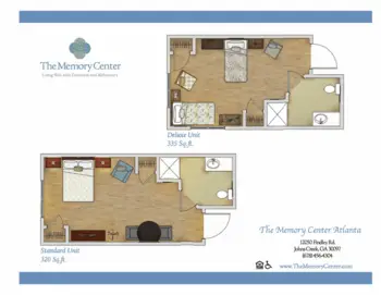 Floorplan of The Memory Center Atlanta, Assisted Living, Memory Care, Johns Creek, GA 1