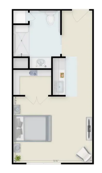 Floorplan of Arbor Terrace Fulton, Assisted Living, Fulton, MD 1