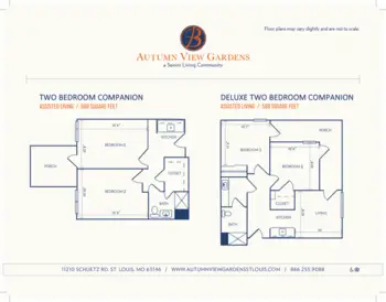 Floorplan of Autumn View Gardens - St. Louis, Assisted Living, Saint Louis, MO 2