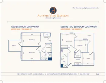 Floorplan of Autumn View Gardens - St. Louis, Assisted Living, Saint Louis, MO 5