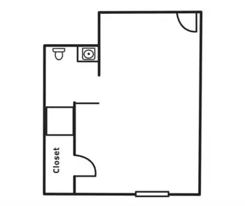 Floorplan of Brunswick Village, Assisted Living, Grass Valley, CA 4