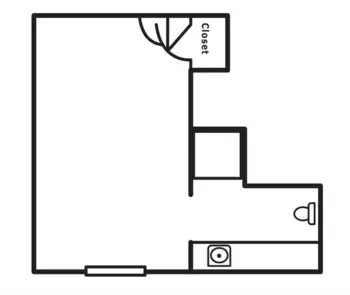 Floorplan of Brunswick Village, Assisted Living, Grass Valley, CA 7