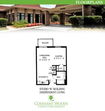 Floorplan of Covenant Woods a Senior Living Community, Assisted Living, Columbus, GA 4
