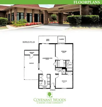 Floorplan of Covenant Woods a Senior Living Community, Assisted Living, Columbus, GA 5
