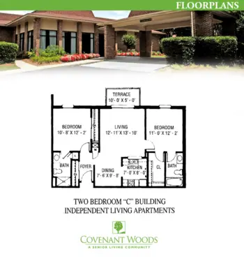 Floorplan of Covenant Woods a Senior Living Community, Assisted Living, Columbus, GA 6