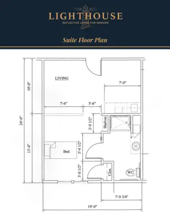 Floorplan of Lighthouse, Assisted Living, Memory Care, Ocean Springs, MS 1