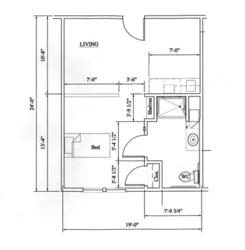 Floorplan of Lighthouse, Assisted Living, Memory Care, Ocean Springs, MS 3