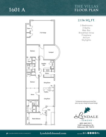 Floorplan of Lyndale - Edmond, Assisted Living, Edmond, OK 13