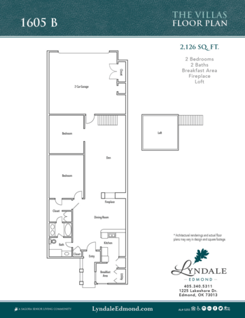 Floorplan of Lyndale - Edmond, Assisted Living, Edmond, OK 17