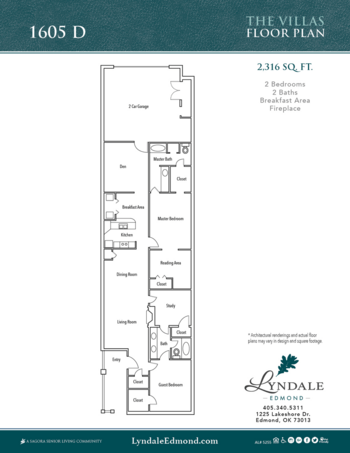 Floorplan of Lyndale - Edmond, Assisted Living, Edmond, OK 19