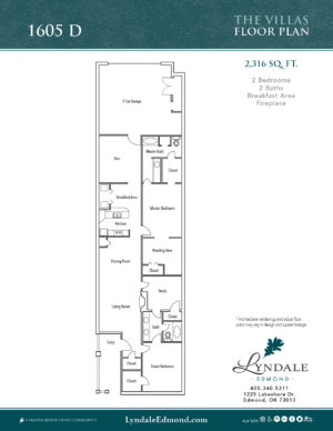 Floorplan of Lyndale - Edmond, Assisted Living, Edmond, OK 20