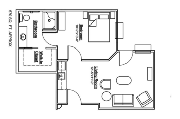 Floorplan of Massey Springs Senior Living, Assisted Living, Bowling Green, KY 4