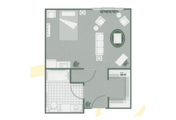 Floorplan of Morningside of Hartsville, Assisted Living, Memory Care, Hartsville, SC 2