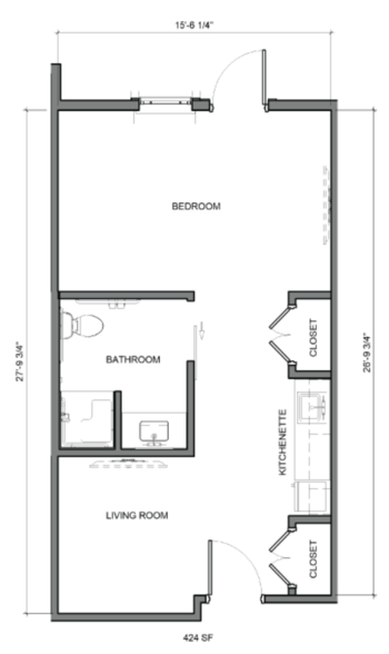 Floorplan of Princeton Transitional Care & Assisted Living, Assisted Living, Johnson City, TN 1