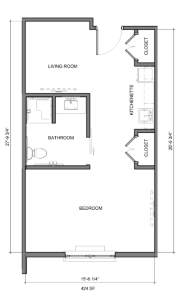 Floorplan of Princeton Transitional Care & Assisted Living, Assisted Living, Johnson City, TN 3