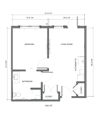 Floorplan of Princeton Transitional Care & Assisted Living, Assisted Living, Johnson City, TN 9