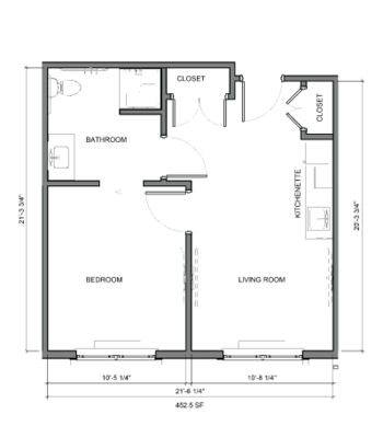 Floorplan of Princeton Transitional Care & Assisted Living, Assisted Living, Johnson City, TN 10
