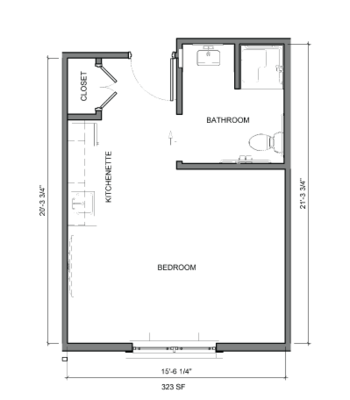 Floorplan of Princeton Transitional Care & Assisted Living, Assisted Living, Johnson City, TN 11