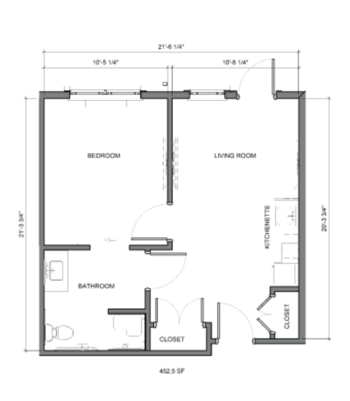Floorplan of Princeton Transitional Care & Assisted Living, Assisted Living, Johnson City, TN 12