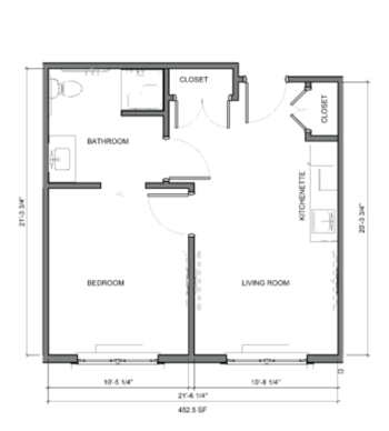 Floorplan of Princeton Transitional Care & Assisted Living, Assisted Living, Johnson City, TN 13