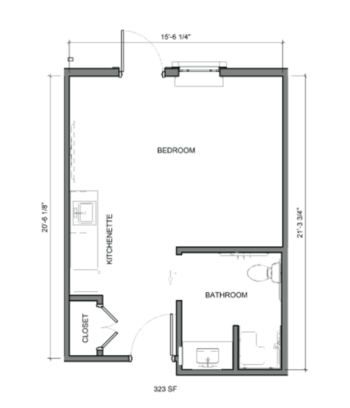 Floorplan of Princeton Transitional Care & Assisted Living, Assisted Living, Johnson City, TN 14