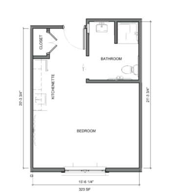 Floorplan of Princeton Transitional Care & Assisted Living, Assisted Living, Johnson City, TN 16