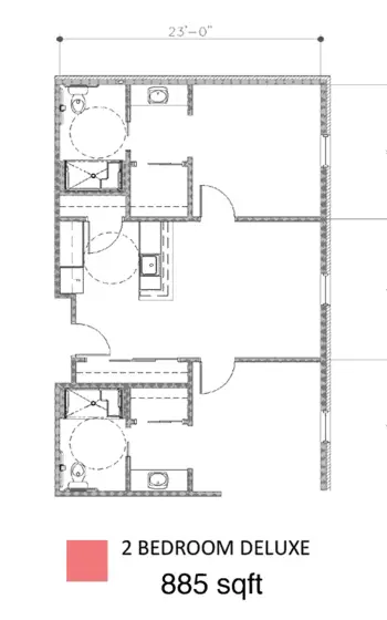 Floorplan of River Bend Retirement Community, Assisted Living, Memory Care, Cascade, IA 4