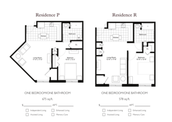 Floorplan of StoryPoint Ann Arbor, Assisted Living, Saline, MI 12