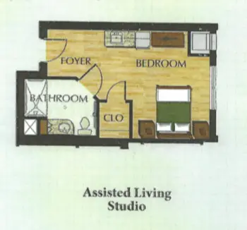 Floorplan of Summer Vista, Assisted Living, Pensacola, FL 1