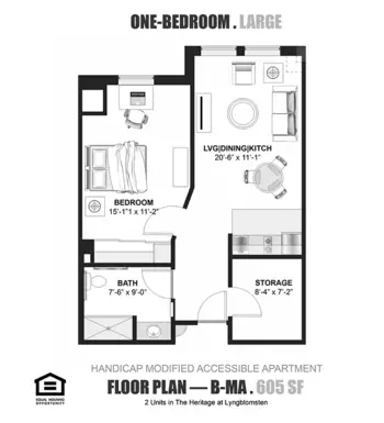 Floorplan of The Heritage at Lyngblomsten, Assisted Living, Saint Paul, MN 2