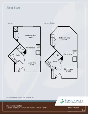 Floorplan of Brookdale Mentor, Assisted Living, Mentor, OH 2