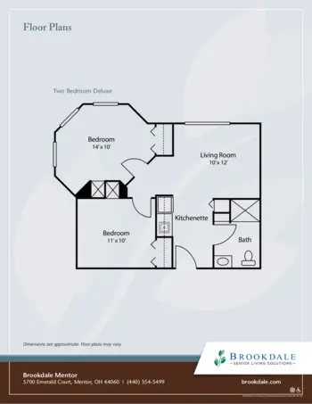 Floorplan of Brookdale Mentor, Assisted Living, Mentor, OH 4