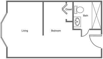 Floorplan of Brookstone Estates of Robinson, Assisted Living, Robinson, IL 3