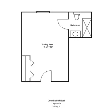 Floorplan of Commonwealth Senior Living at Churchland House, Assisted Living, Memory Care, Portsmouth, VA 1