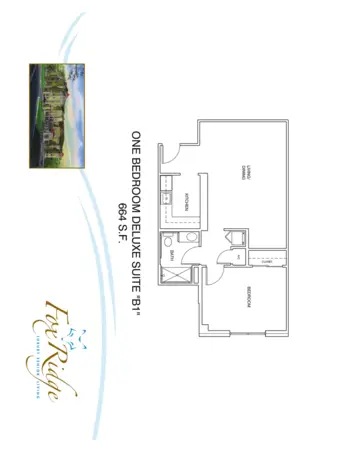 Floorplan of Fox Ridge - Chenal, Assisted Living, Memory Care, Little Rock, AR 2