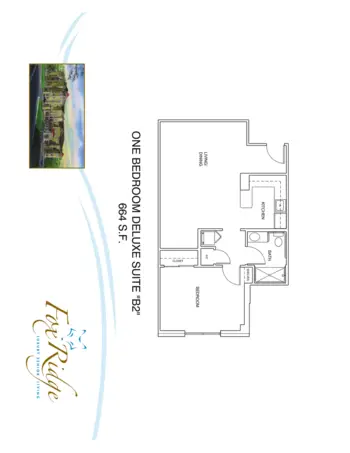Floorplan of Fox Ridge - Chenal, Assisted Living, Memory Care, Little Rock, AR 9