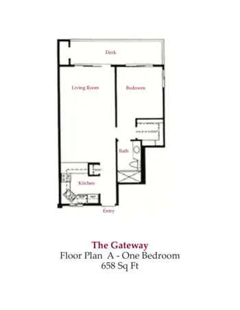 Floorplan of Gateway Gardens, Assisted Living, Poway, CA 1