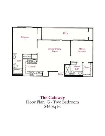 Floorplan of Gateway Gardens, Assisted Living, Poway, CA 8