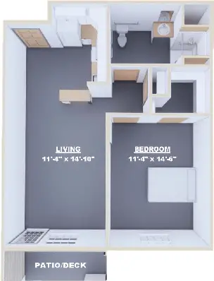 Floorplan of Mentor Danbury, Assisted Living, Mentor, OH 2